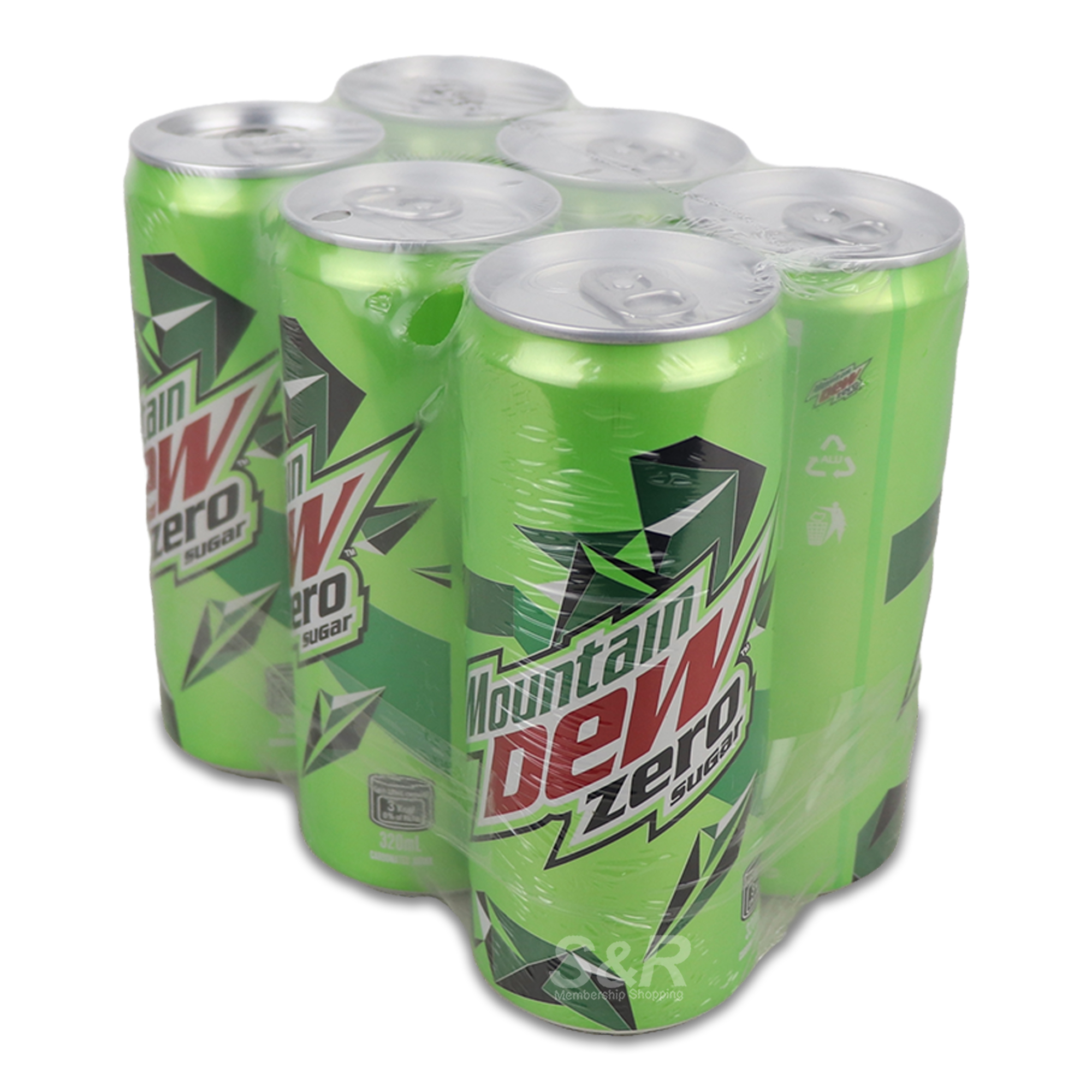 Mountain Dew Zero Sugar 6x320mL Mountain Dew Zero Sugar 6x320mL